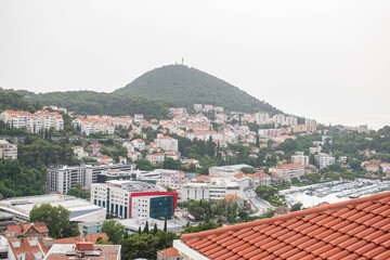 Panorama of Dubrovnik city