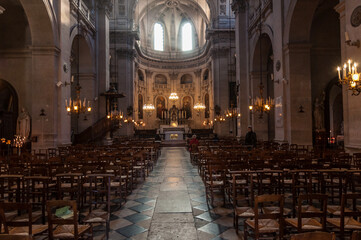 Fototapeta premium Église Saint-Paul-Saint-Louis. Paris