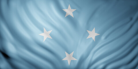 Micronesia 3d flag