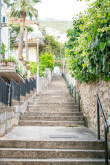 Street with stairs