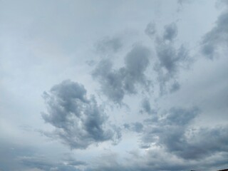 stormy clouds on the sky