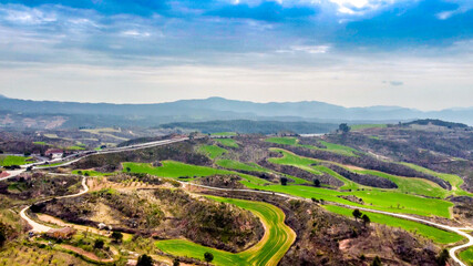 paisaje verde en Cataluña