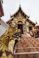 Buddhist temple of Wat Rajamontean in Chiang Mai, Thailand.