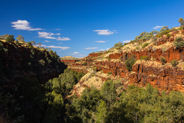 Fototapeta na wymiar オーストラリア　西オーストラリア州にあるカリジニ国立公園のデイルズ渓谷