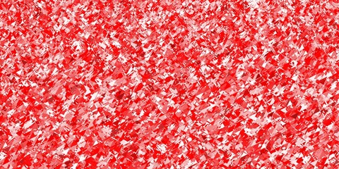 Light Red vector template with crystals, triangles.