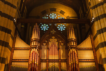 オーストラリア　メルボルンのセント・ポール大聖堂のパイプオルガン
