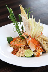 Thai food Pad thai , Stir fry noodles in padthai style. Fried Noodles 