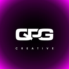 QPG Letter Initial Logo Design Template Vector Illustration