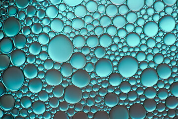Colorful artistic of oil drop floating on the water. Abstract bubble background.