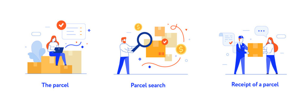 people and premises. set of icons, illustration. Smartphones tablets user interface online shopping. Flat illustration Icons infographics. Landing page site print poster.