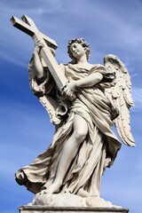 Naklejka premium Rome landmark - angel statue