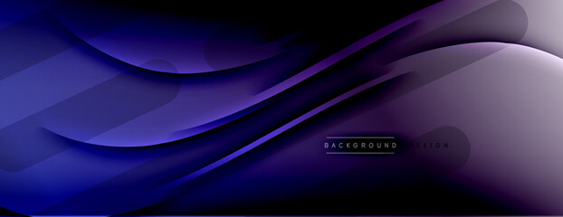 Abstract background. Shadow lines on bright shiny gradient background.