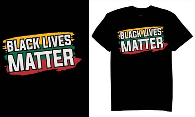 Black Lives Matter T-Shirt Design