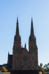 Fototapeta na wymiar オーストラリア　シドニーのセント・メアリー大聖堂