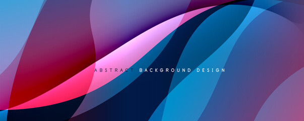 Trendy simple fluid color gradient abstract background with dynamic wave line effect. Vector Illustration For Wallpaper, Banner, Background, Card, Book Illustration, landing page