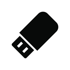 USB icon vector graphic illustration