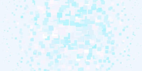 Light Pink, Blue vector pattern in square style.