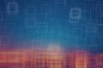 blurred abstract / blue violet gradient background square bokeh, beautiful technological modern background, blurred lines abstract gray