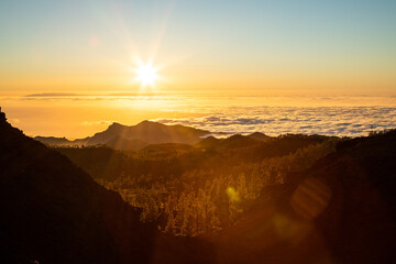 Sonnenuntergang auf Teneriffa