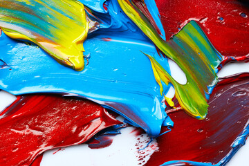 Smeared paint strokes background