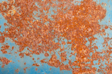 Grunge rusted metal texture, rust and oxidized steel background. Old metal iron panel.