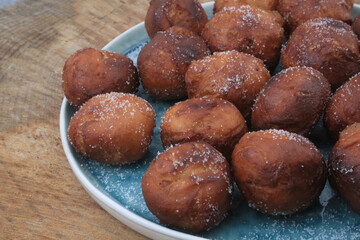 sugar pastries  traditional from spain as dessert