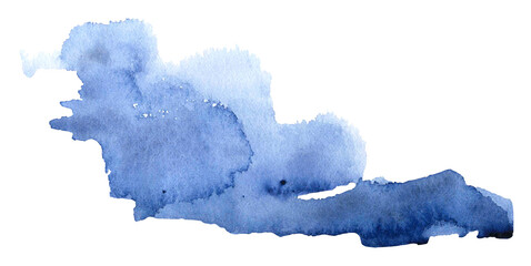 Blue watercolor background. Hand drawn watercolor background. Watercolor free designs. Abstract watercolor background	