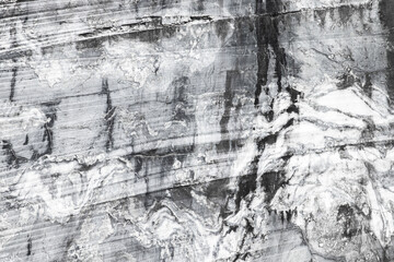 Natural gray white marble wall, frontal view