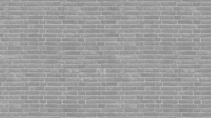 White Grunge Brick Wall Texture Background