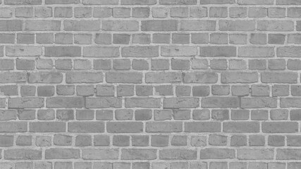 White Grunge Brick Wall Texture Background