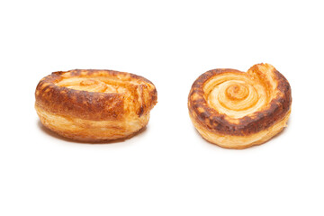 Tasty puff isolated on a white background.