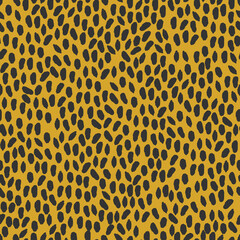 Animal Spots Texture Print Vector Seamless Pattern