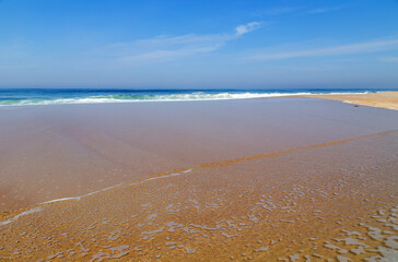 Fototapeta na wymiar Beautiful beach in Aveiro