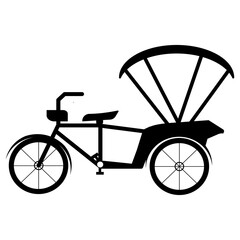 Fototapeta na wymiar Beware Tricycle Symbol Sign Isolate On White Background,Vector Illustration EPS.10