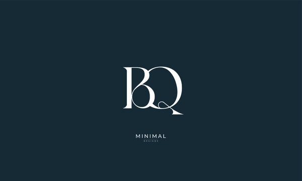 Monogram icon logo BQ