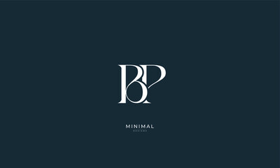 Monogram icon logo BP