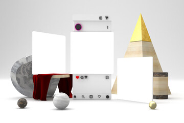 Abstract social media V.1