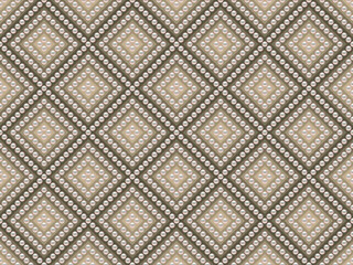 Luxury background in soft colors with small pearls and rhombuses. Seamless vector illustration. 