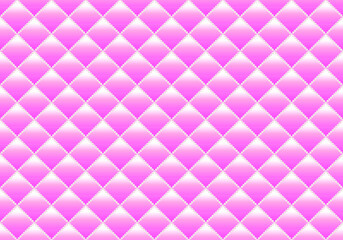 Pink luxury background with pearls and rhombuses. Seamless vector illustration. 
