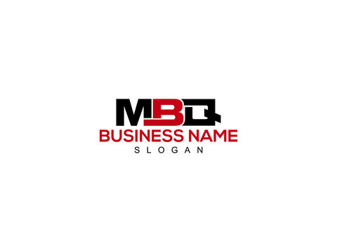 Letter MBQ Logo Icon Vector Image Design For Company or Business