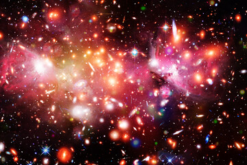 Fototapeta premium Amazing galaxy view and stars. The elements of this image furnished by NASA.