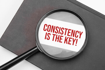 Consistency is the key word on paper through magnifying lens.