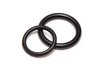Fototapeta premium Rubber sealing ring isolated on a white background