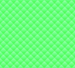 Green luxury background with beads and rhombuses. Seamless vector illustration. 