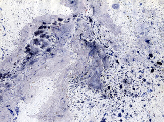 Abstract background of dark blue spots. Beautiful marble surface with blue inclusions. Abstract background for creating design, printing and wallpaper.