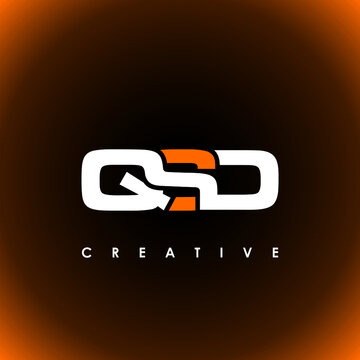 QSD Letter Initial Logo Design Template Vector Illustration