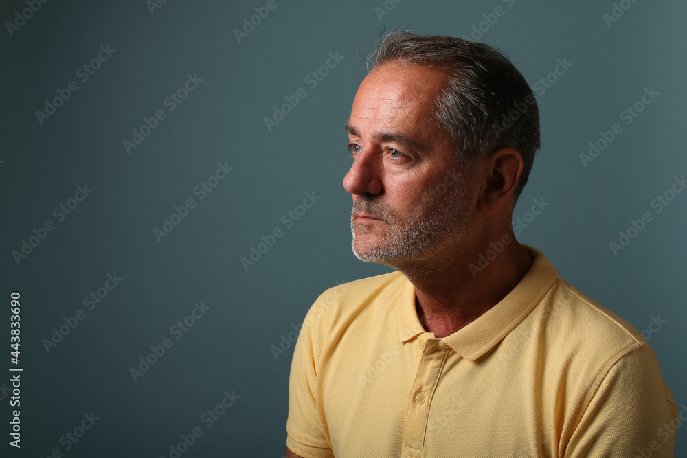 Canvas Prints Portrait of a beautiful mature man