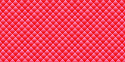 Red background with rhombuses. Seamless vector illustration. 