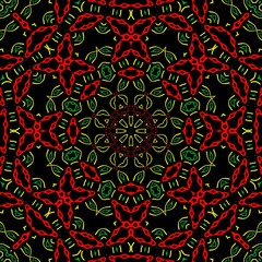 Floral pattern illustration design.