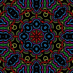 Floral pattern illustration design.